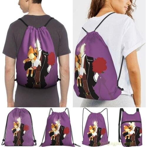 Kanato - Diabolik Lovers Women Drawstring Sackpack Gym Bags Men Outdoor Travel Backpacks For Training Fitness Swimming Bag