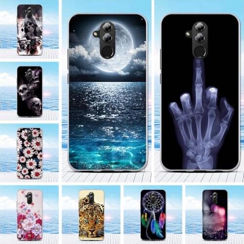 Silicone Cover For Huawei Mate 20 Lite Thin TPU Case For Huawei Maimang 7 Coque Animal Pattern TPU Bumper For Huawei Mate20 Lite