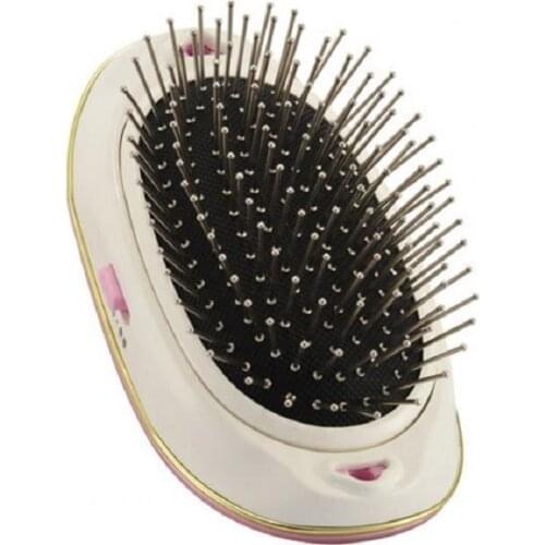 VOW Pets New Portable Electric Ionic Hairbrush Takeout Home Travel Using Mini Small Hair Magic Beauty Brush Comb Massage