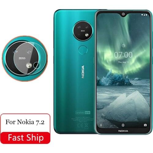 Lens Camera Tempered Glass For Nokia 7.2 Camera Glass Nano Protective Film For Nokia 7.2 6.2 Lens Glass For Nokia 6.2 6.3"screen