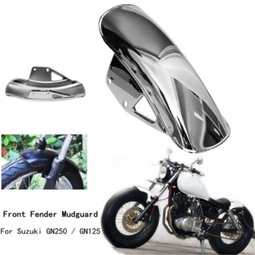 1PC Universal Motorcycle Front Wheel Fender Mudguard Fairing For Suzuki GN125 Iron-Durable