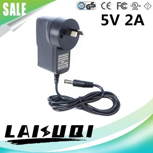 10pcs 5v 2a Dc5.5 Ac/dc Power Adapter AU Plug Charger 5v2a Supply For Tv Box Mxq Other LAISUQI new New Real Hot Sale