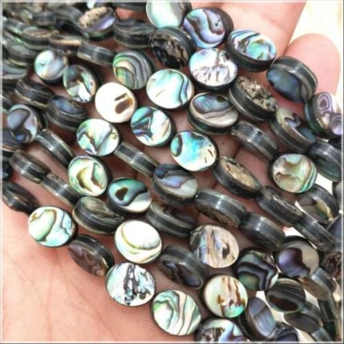 40pcs natural abalone shell beads oval shape saltwater shell 8x10mm diy beads jewelry findings shell strings for women bracelets