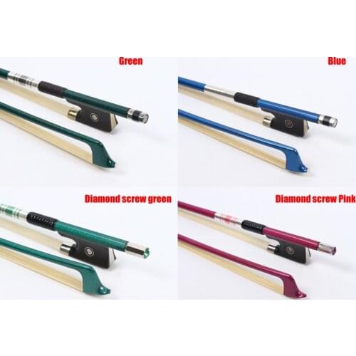 Yinfente 4/4 Violin Bow Carbon Fiber Ebony Frog Mongolia horse tail Balanced Colour Bow Violin Accessory Parts Free Shipping