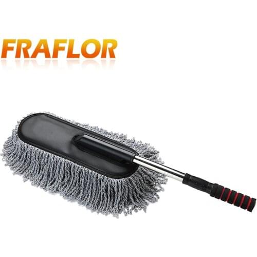 Large Microfiber Telescoping Car Wash Body Duster Brush Dirt Dust Mop Cleaning Tool Dusting Mops Dusters