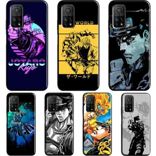 Jotaro Kujo And Dio Jojo Anime For POCO M3 Pro F3 X3 NFC Case For Xiaomi Mi Note 10 Lite A3 9T 10T Pro Mi 11 Lite Coque