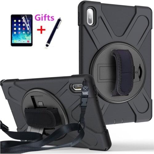 Case For Huawei MatePad 10.4 inch BAH3-W09 BAH3-AL00 Kids Cover Funda Shockproof Heavy Duty Silicone Hard Stand With Wrist Strap