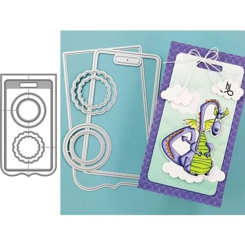 Long Rectangle Frame New Metal Cutting Dies for Scrapbooking Mold Cut Stencil Handmade Tools DIY Card Make Mould Model Craft