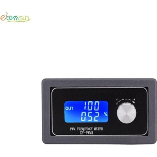 Signal Generator PWM Pulse Frequency Duty Cycle Adjustable Module LCD Display 1Hz-150Khz 3.3V-30V PWM Board Module Hand knob