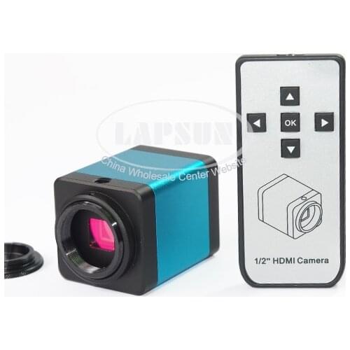 HD HDMI 1/2 Video Industry Microscope Camera System Support C-Mount Lens wireless Control Freezed For PCB SMD SMT Repair Review
