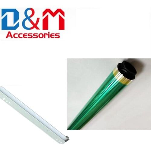 2Sets OPC Drum and Drum cleaning blade DR-313 for Konica Minolta bizhub C258 C308 C368 C458 C558 C226 C256 C227 287 266 Cylinder