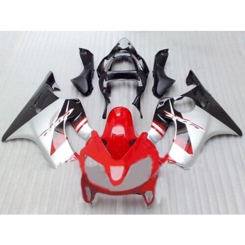 Motorcycle Bodywork Fairing Kit For W1 CBR600F4i 2001 2002 2003 White red black Injection Molding CBR600 F4i 01 02 03 CBR 600