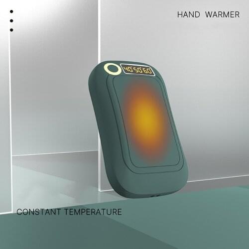 Hand Warmer Heater Mini Powerbank 10000mAh Portable Charger For iPhone 11 Samsung Xiaomi Power Bank Warmer Winter Poverbank