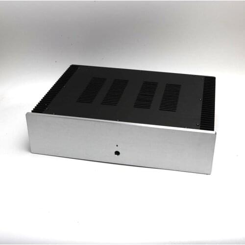 430*110*310mm Full Aluminum Amplifier Chassis DIY Box Class-A External Radiator AMP Enclosure Amplifier Case Shell