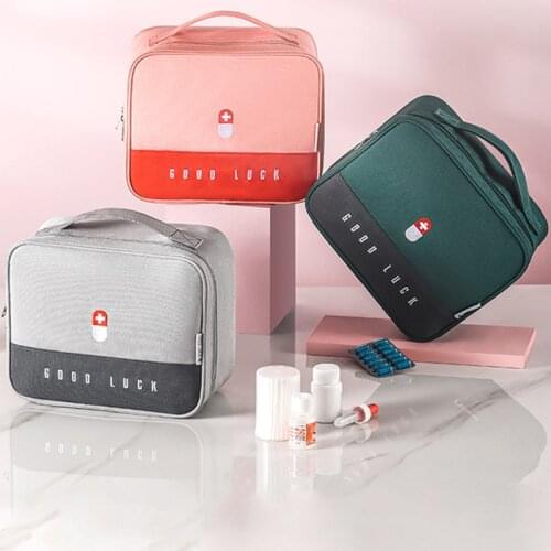 Portable Safety Camping First Aid Kit Emergency Bag Storage Case Waterproof Car Kit Bag Outdoor Travel Survival Kit Life Supplie