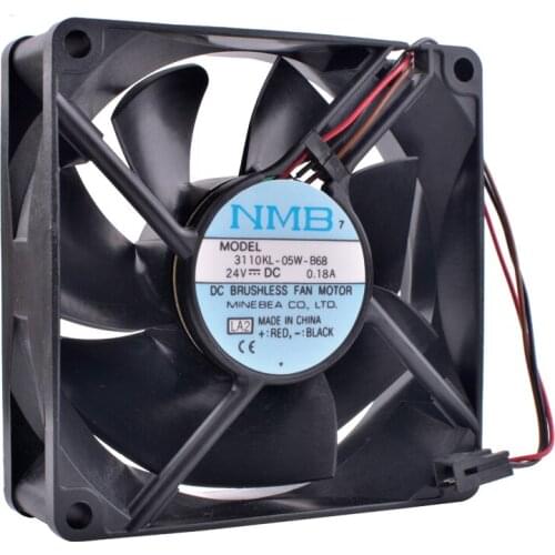 COOLING REVOLUTION 3110KL-05W-B68 8cm 80mm fan 8025 24V 0.18A Double ball bearing mute inverter industrial computer cooling fan