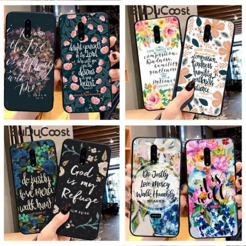 Riccu Bible Jesus Christ Christian Verse Phone Case For Redmi Note 8 8A 7 6 6A 5 5A 4 4X 4A Go Pro Plus Prime