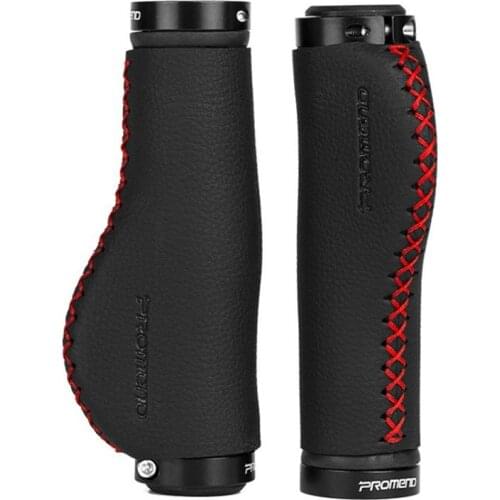 Promend Bicycle bike Grip Anti Skid Comfortable super Fiber leather Bike Handlebars Lock on grip Mountain Bike Handle Bar Grips