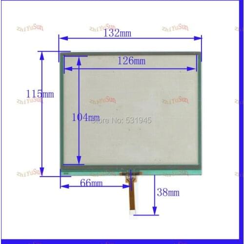 ZhiYuSun New 6.0 inch TOUCH Screen panels 132mm*115mm for GPS or commercial use post 132*115 8046 Freeshipping
