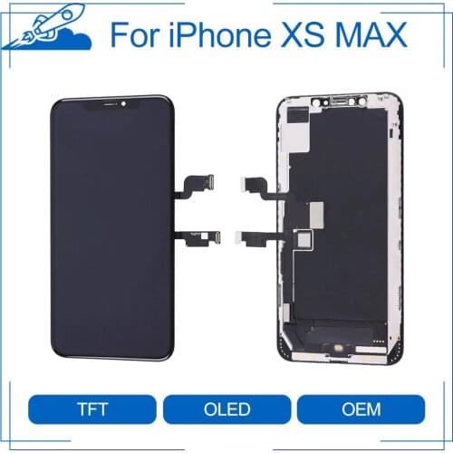Elekworld Super Quality OEM Full Front Assembly for iPhone XS MAX LCD Display Touch Screen Digitizer Assembly Replacement Part