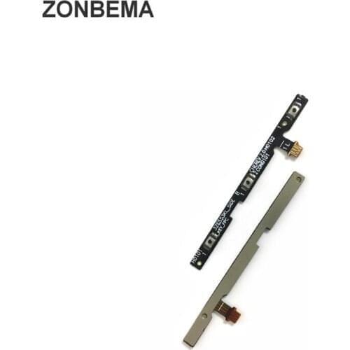 ZONBEMA 10pcs For Asus Zenfone 3 Zoom ZE553KL Z01HD Power On Off Volume Switch Side Button Key Flex Cable Replacement Parts