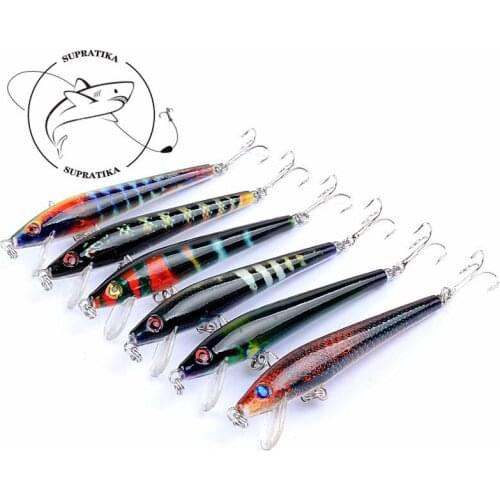 1Pcs Lifelike Minnow Professional Fishing Lure 9cm/8.3g Wobbler Crankbait Artificial Hard Baits For Bass Pike With Treble Hooks