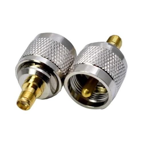 10pcs SMA Female to UHF PL259 SO239 Male RF Coaxial Adapter Straight RF Connectors