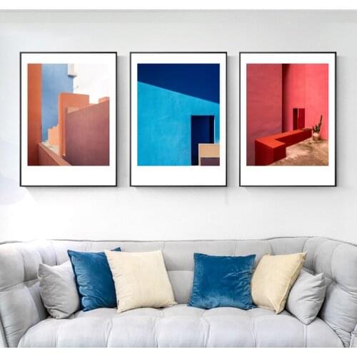 Abstract Still Life Pictures Stereo Space Geometric Wall Art Canvas Painting Posters and Prints For Living Room Home Decor