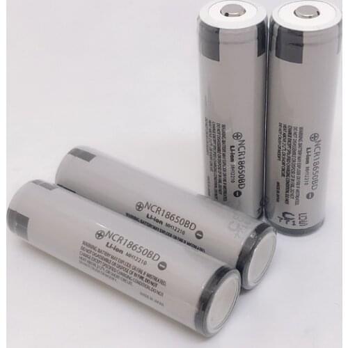 Panasonic Protected 18650 Rechargeable Lithium Batteries 3.7V 3200mAh Battery NCR18650BD with PCB for Power Bank Flashlights