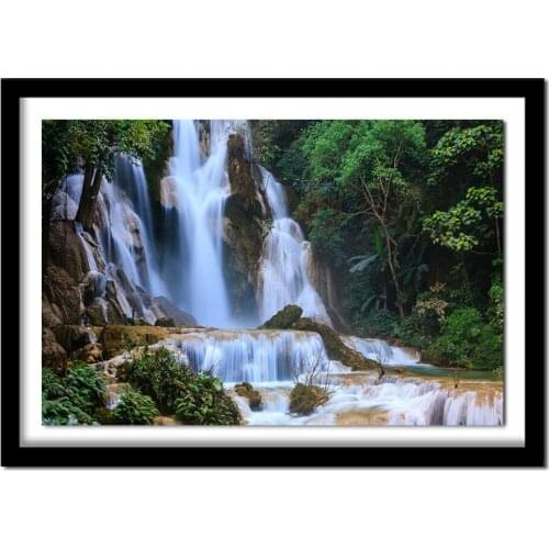 Landscape Diamond Embroidery Scenic Full Round Diamond Painting Cross Stitch Picture Rhinestone Home Decor Diamond