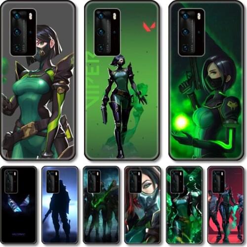 Jett viper game Phone Case For Huawei P 40 30 20 10 9 Smart 2019 Lite E Pro Plus black cell shell