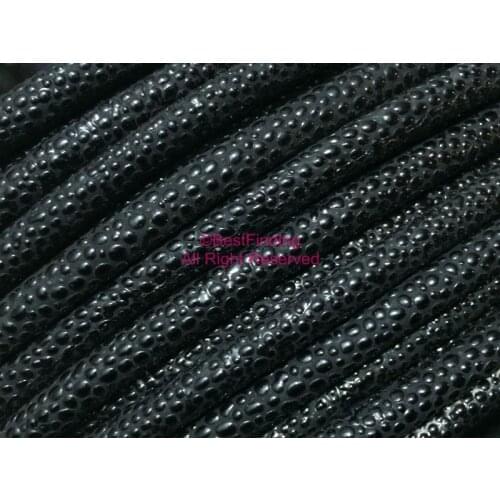 5mm Black fabric cord blister cotton cord Textile wrap Synthetic leather cord