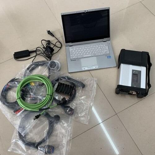 MB Star C5 Sd connect multiplexer compact c5 For MB SD C5 cars/trucks and 2021.06v ssd 480gb software in CF-AX2 Laptop i5 tablet