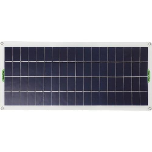 14V 10W Solar Panel Kit Semi-flexible Polysilicon Solar Cell DIY Module for 14V Car Outdoor Power Bank Battery Charger