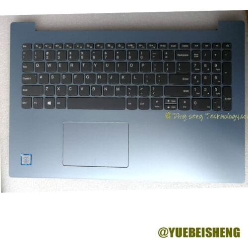 New For Lenovo ideapad 5000-15 520-15 520-15IKB 320-15IAP 320-15ikb 320-15ISK 320-15 US keyboard upper cover Touchpad,Blue
