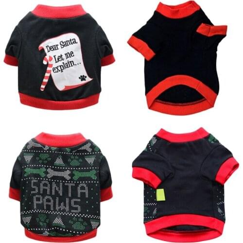 Cat Dog Clothes Cartoon Sweater Halloween Christmas Sweater For Small Yorkie Puppy Chihuahua Teddy Pet Clothing Coat Clothes