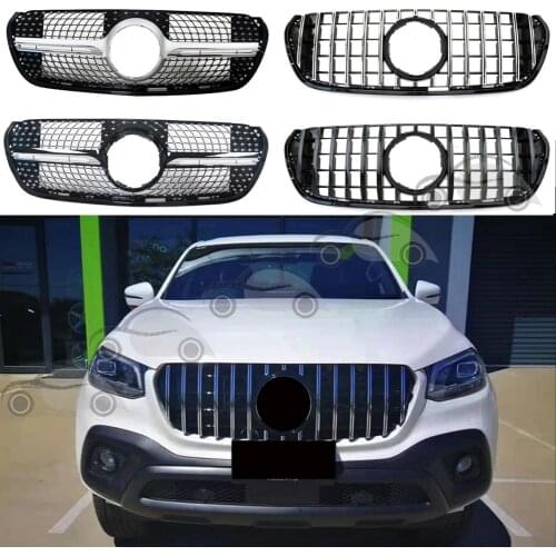 Car Front Racing Facelift Billet Bumper Grille Upper Grill Cover For Mercedes-Benz W470 X-CLASS