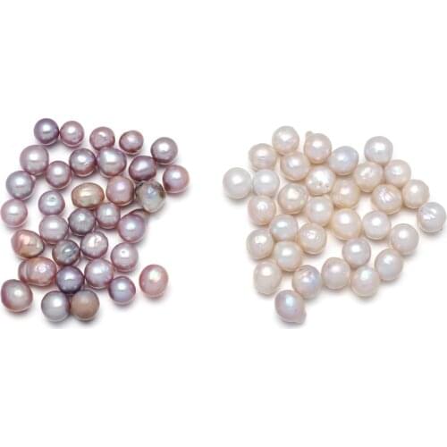 Natural Freshwater Pearl Pendant Round shape Pendants for Jewelry Making DIY Necklace Accessories Free Making Necklace 9-10mm