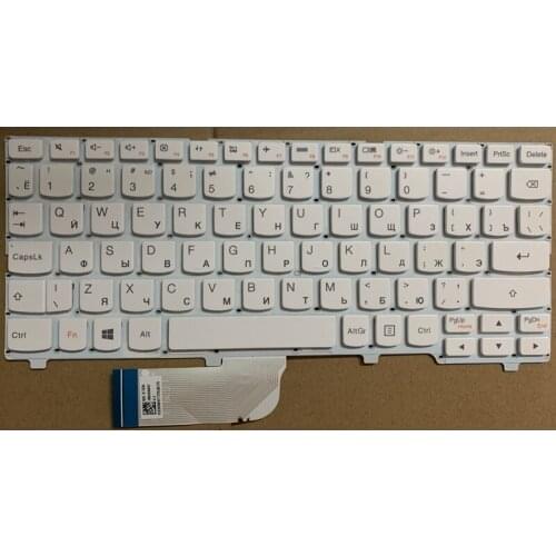 GZEELE New Russian keyboard For Lenovo ideapad 100S 100S-11IBY RU laptop keyboard black/white