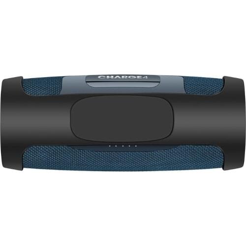 H7JF Silicone Case Cover Skin With Strap Carabiner for Charge 4 Portable Wireless