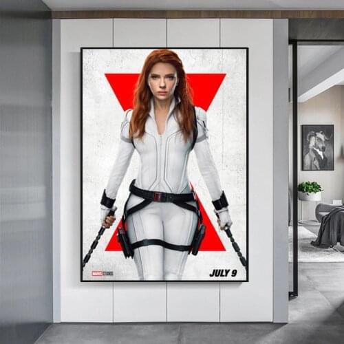 Marvel Superhero 2021 Black Widow Movie Canvas Painting Posters and Prints Cuadros Wall Art Picture for Living Room Home Decor