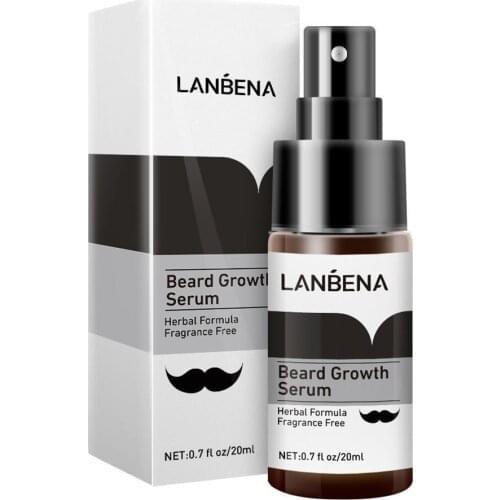 Beard Growth Serum Preventing Baldness Consolidating Achieve Fuller Anti Hair Loss Nourish Roots thicker Hair Care 20ml