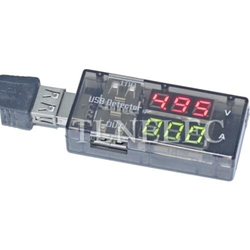 USB Tester Usb Intelligent Digital Display Dual Color Detection Instrument Usb Dual Display Current and Voltage Meter