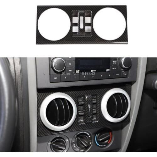 ABS Car Window Lift Button Cover Guard Protect Decor for Jeep Wrangler JK 2007-2010 4-Door Car Styling Accessories