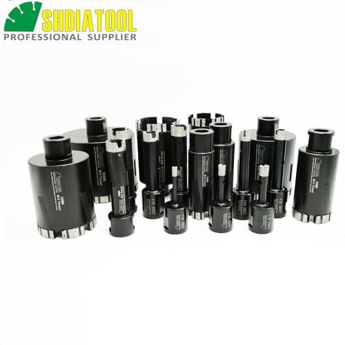SHDIATOOL 1pc Diamond Welded Drilling Core Bits (Wet) M14 thread for drilling granite and marbel hole saw