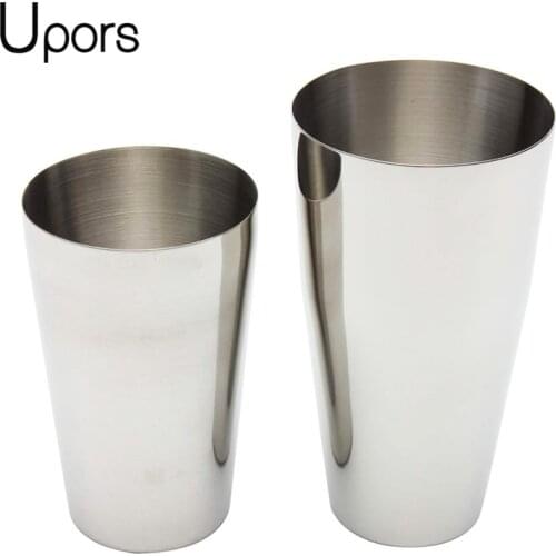 UPORS 600/750ml 2Pcs Stainless Steel Cocktail Shaker Boston Shaker Bartender Tools Cocktail Shaker Cocktail Accessories