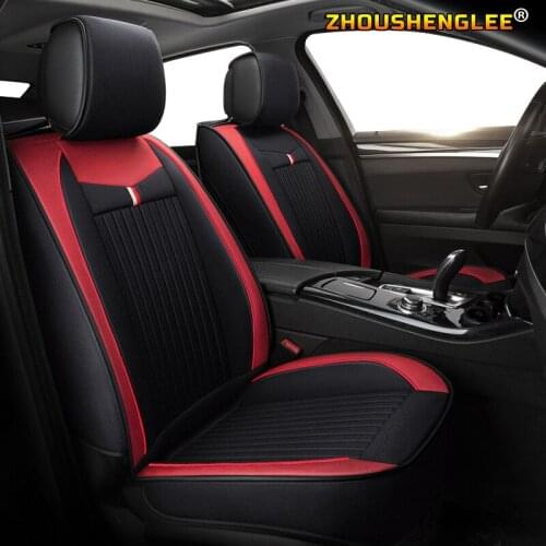 ZHOUSHENGLEE flax car seat covers For renault captur duster logan fluence 2013 kadjar megane laguna auto accessories seat covers