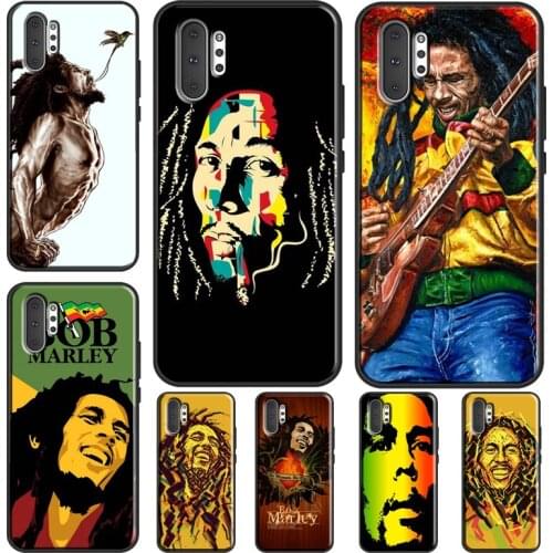 Bob Marleys Art For Samsung S21 S20 FE S8 S9 S10 Plus Phone Case For Galaxy Note 20 Ultra Note 9 10 Plus