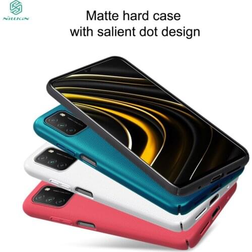 For Poco M3 Case Cover NILLKIN Fitted Cases For Xiaomi Poco M3 High Quality Super Frosted Shield Matte Cases For Xiaomi Poco M3