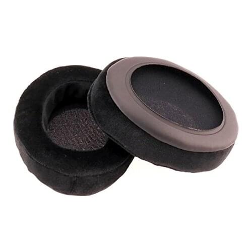 1Pair black HM5 Velour Memory Foam Replacements Earpads earmuffs for Brainwavz HM5 Over Ear Headphones